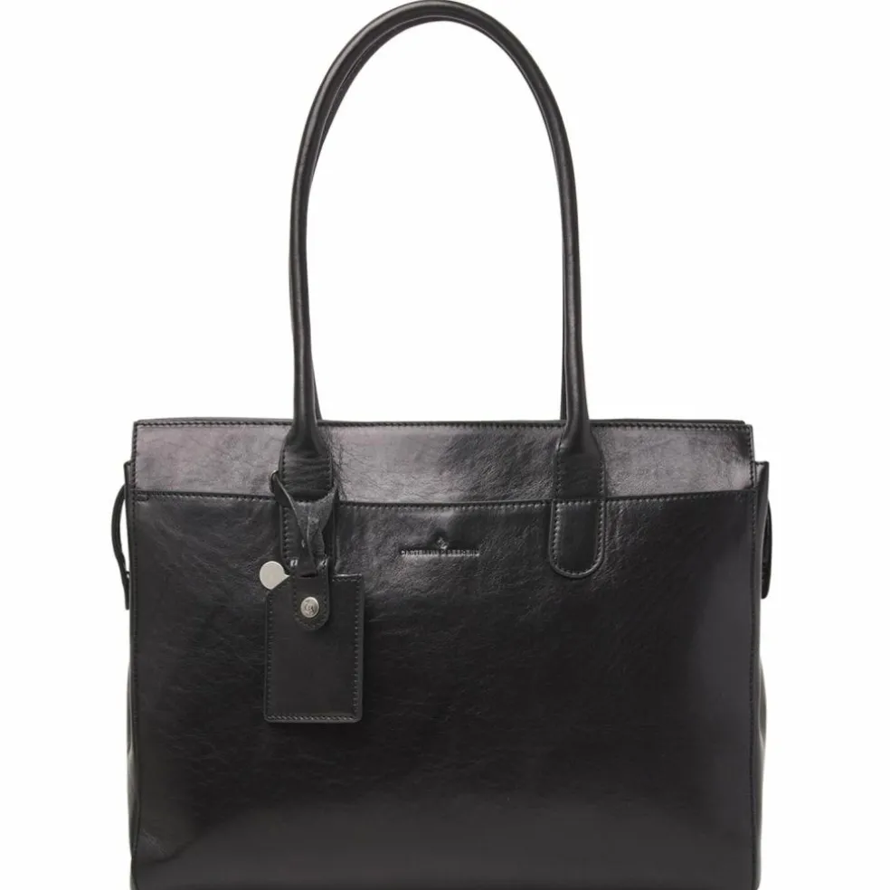 Castelijn & Beerens Ellen Schultertasche Leder 40 cm Laptopfach