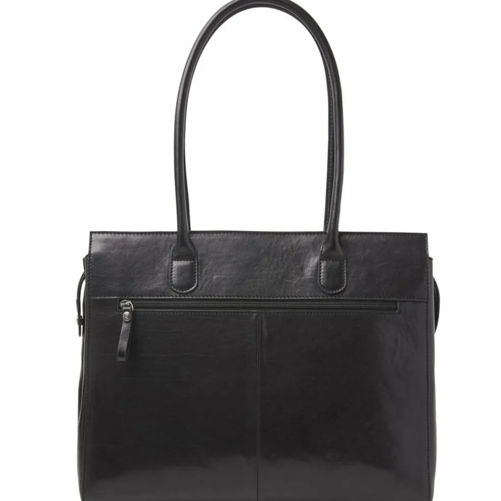 Castelijn & Beerens Ellen Schultertasche Leder 40 cm Laptopfach