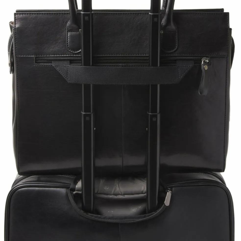 Castelijn & Beerens Ellen Schultertasche Leder 40 cm Laptopfach