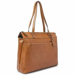 Castelijn & Beerens Lia Shopper Tasche RFID Schutz Leder 45 cm Laptopfach