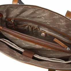 Castelijn & Beerens Lia Shopper Tasche RFID Schutz Leder 45 cm Laptopfach
