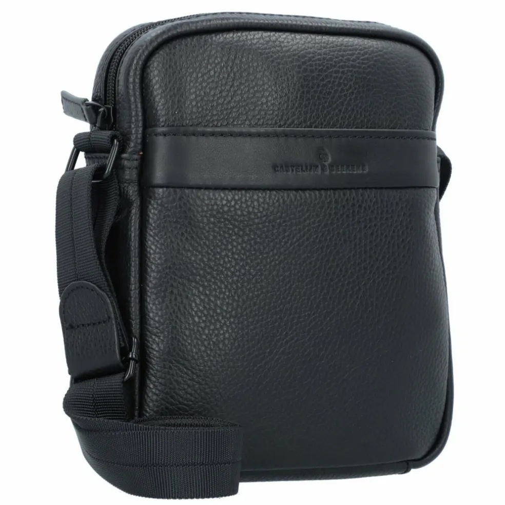 Castelijn & Beerens Umhängetasche Leder 19 cm