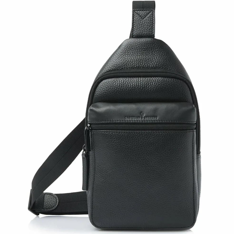 Castelijn & Beerens Umhängetasche RFID Schutz Leder 17 cm
