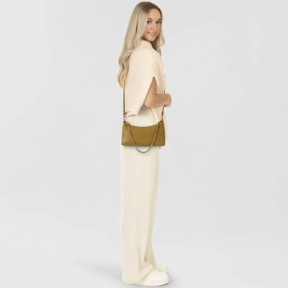 Coccinelle Aura Umhängetasche Leder 21.5 cm