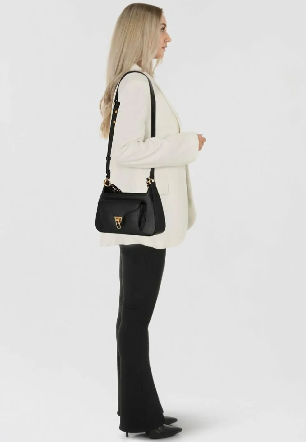 Coccinelle Beat Handtasche Leder 24 cm