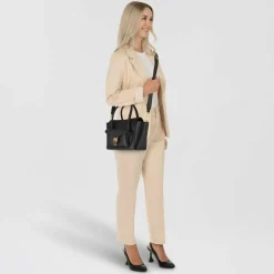 Coccinelle Double Beat Schultertasche Leder 21 cm