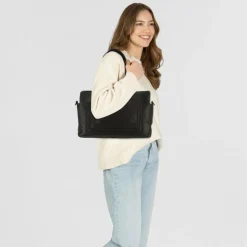 Cowboysbag Chained Barton Schultertasche Leder 40 cm