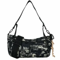 Desigual Newspaper Donosti Schultertasche 25 cm