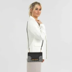 DKNY Avril Umhängetasche Leder 19 cm