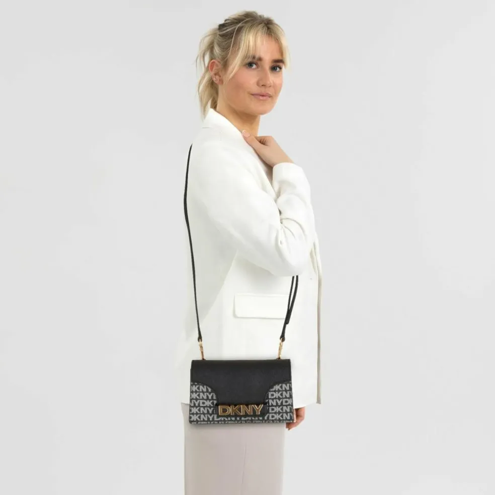 DKNY Avril Umhängetasche Leder 19 cm