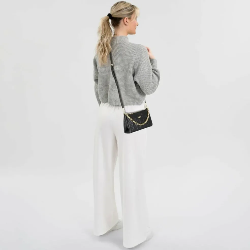 DKNY Evon Schultertasche Leder 22 cm