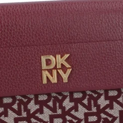 DKNY Rosa Clutch Geldbörse Leder 20 cm