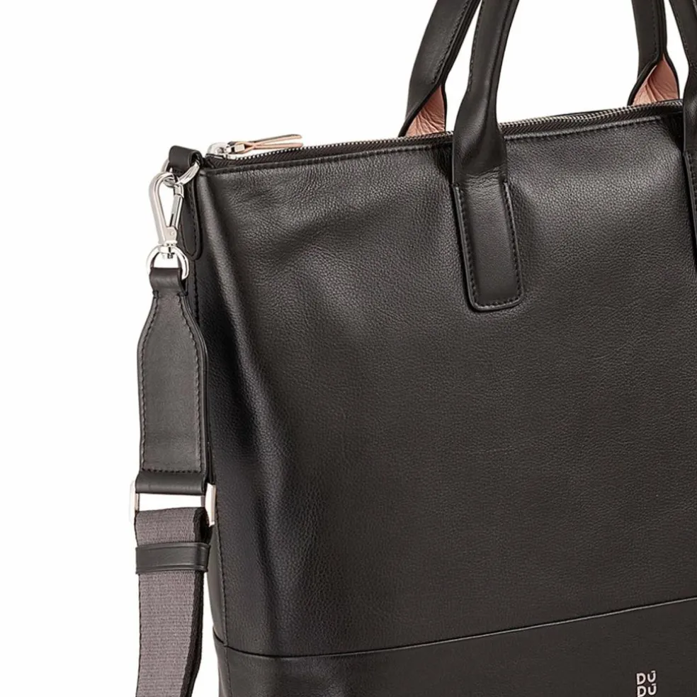 DuDu Halmahera Shopper Tasche Leder 40 cm