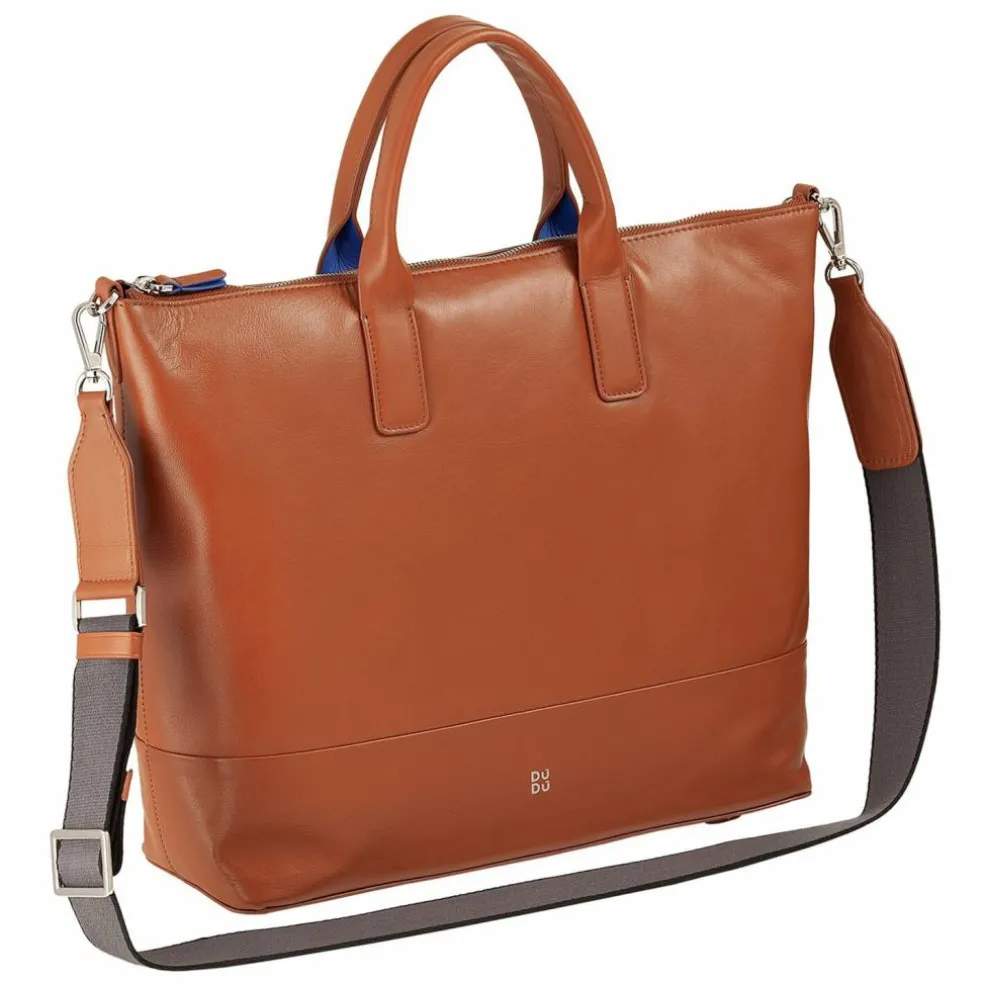 DuDu Halmahera Shopper Tasche Leder 40 cm