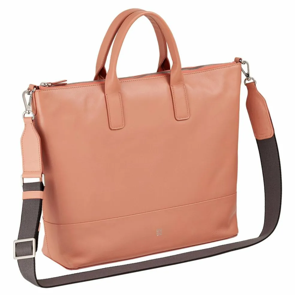 DuDu Halmahera Shopper Tasche Leder 40 cm