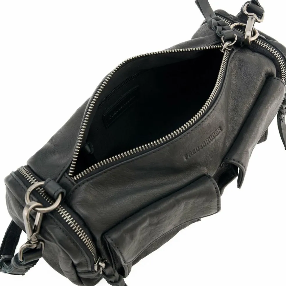 FredsBruder All My Pockets Schultertasche Leder 24 cm