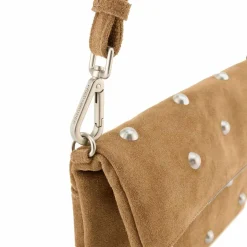 FredsBruder Endless Beads Clutch Tasche Leder 28 cm