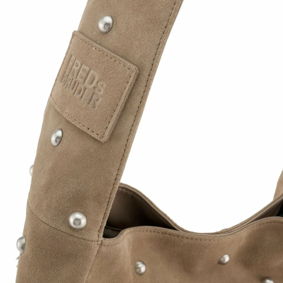 FredsBruder Endless Beads Schultertasche Leder 39 cm