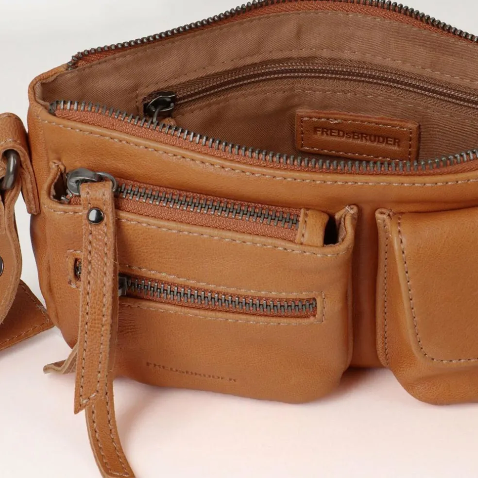 FredsBruder In My Pocket Schultertasche Leder 31 cm