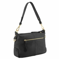 FredsBruder Just Easy Schultertasche Leder 31 cm