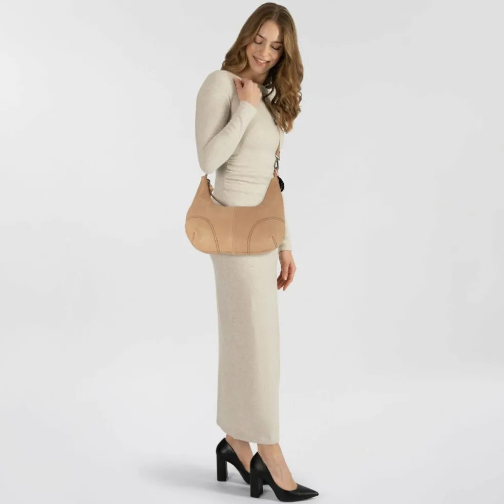 FredsBruder Take A Smile Umhängetasche Leder 33 cm