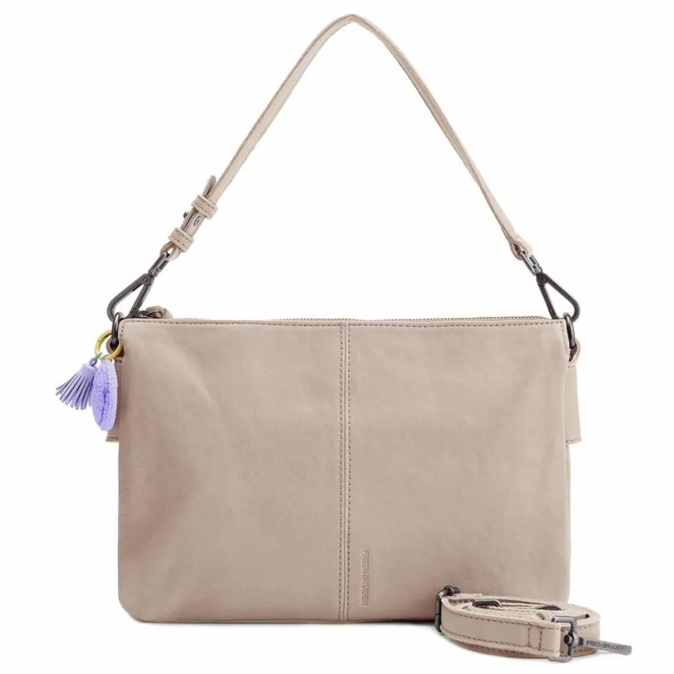 FredsBruder Take A Smile Umhängetasche Leder 30 cm