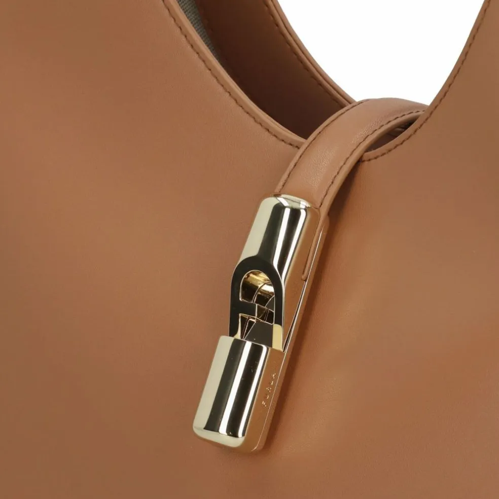 Furla Goccia Schultertasche Leder 30 cm