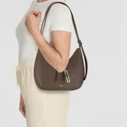 Furla Goccia Schultertasche Leder 22 cm