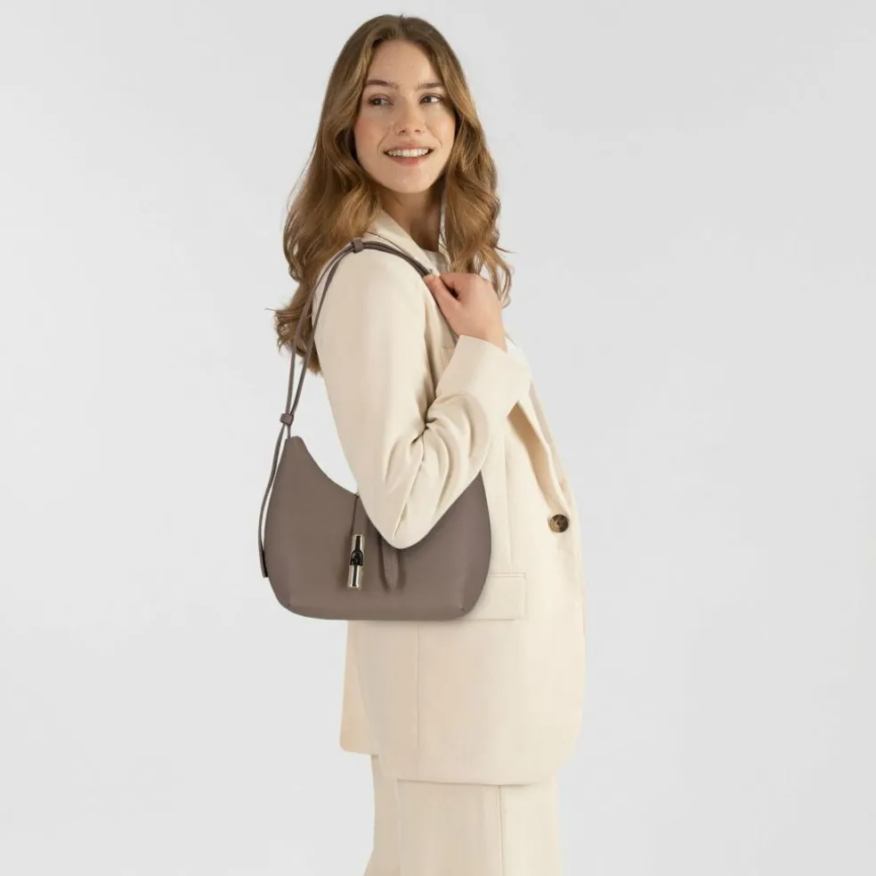 Furla Goccia Schultertasche Leder 22 cm