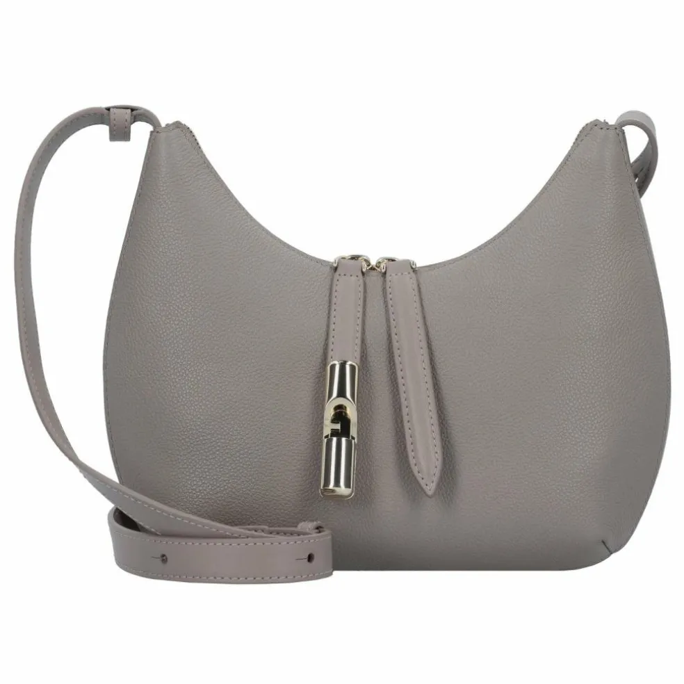 Furla Goccia Schultertasche Leder 22 cm