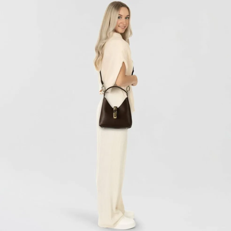 Furla Iride Mini Bag Handtasche Leder 18 cm