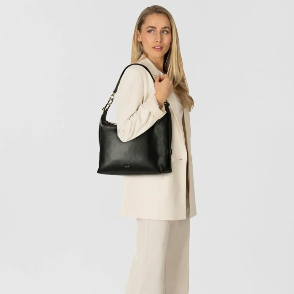 Furla Tonie Schultertasche Leder 27.5 cm