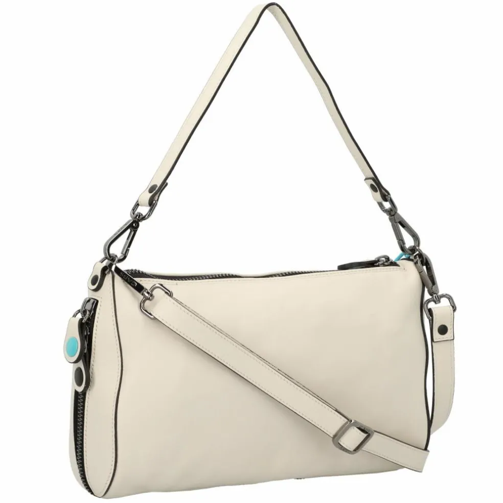 Gabs Pepita Schultertasche Leder 31 cm mit Dehnfalte