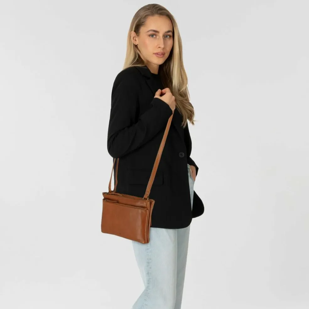 Greenburry Colombiana Umhängetasche Leder 26 cm