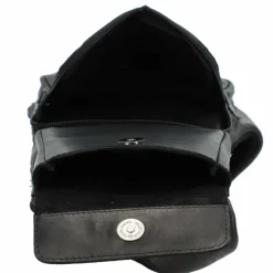 Greenburry Pure Black Umhängetasche Leder 16 cm