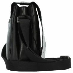 Greenburry Pure Black Umhängetasche Leder 25 cm