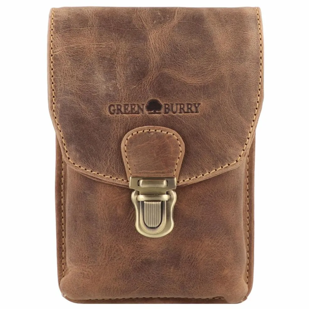 Greenburry Vintage Gürteltasche Leder 11 cm