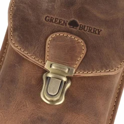 Greenburry Vintage Gürteltasche Leder 11 cm