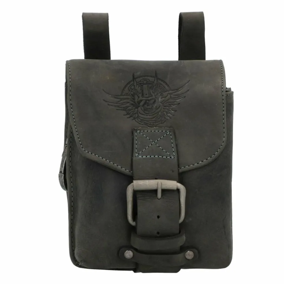 Greenburry Vintage Gürteltasche Leder 15 cm