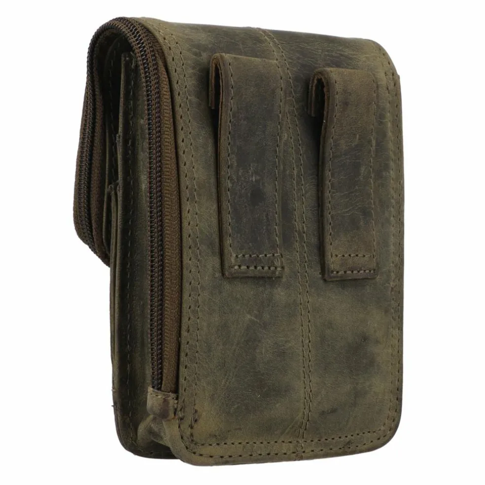 Greenburry Vintage Gürteltasche Leder 13.5 cm