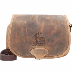 Greenburry Vintage Hunting Bag Umhängetasche Leder 30 cm