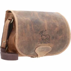 Greenburry Vintage Hunting Bag Umhängetasche Leder 30 cm