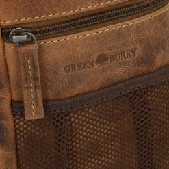 Greenburry Vintage Mini Bag Umhängetasche Leder 13 cm