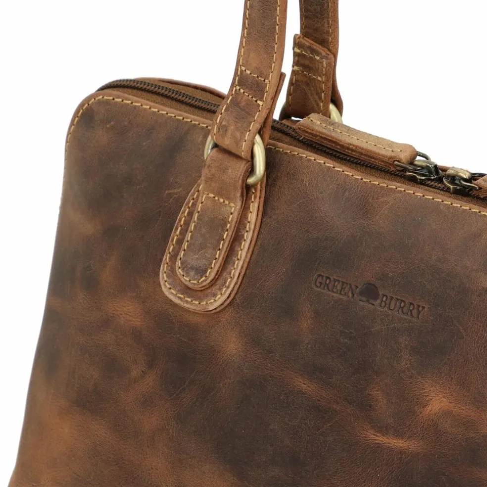 Greenburry Vintage Schultertasche S Leder 37 cm