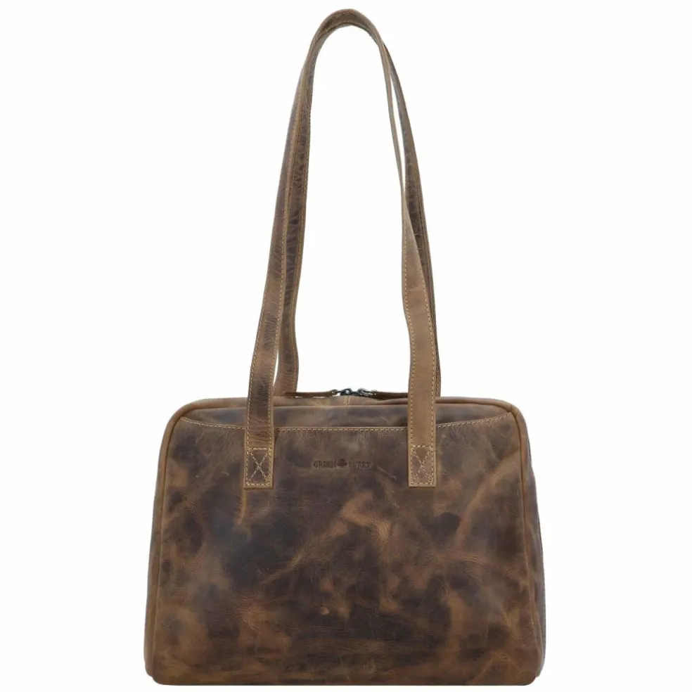 Greenburry Vintage Schultertasche Leder 35 cm
