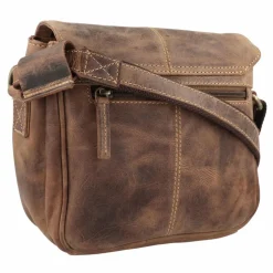 Greenburry Vintage Umhängetasche Leder 20 cm