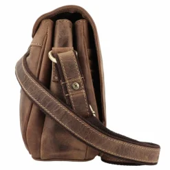 Greenburry Vintage Umhängetasche Leder 20 cm