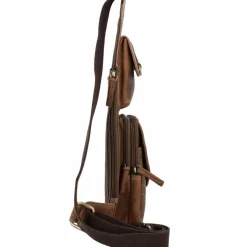 Greenburry Vintage Umhängetasche Leder 20 cm