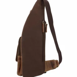 Greenburry Vintage Umhängetasche Leder 20 cm