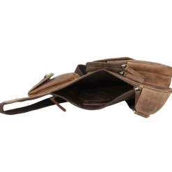 Greenburry Vintage Umhängetasche Leder 20 cm